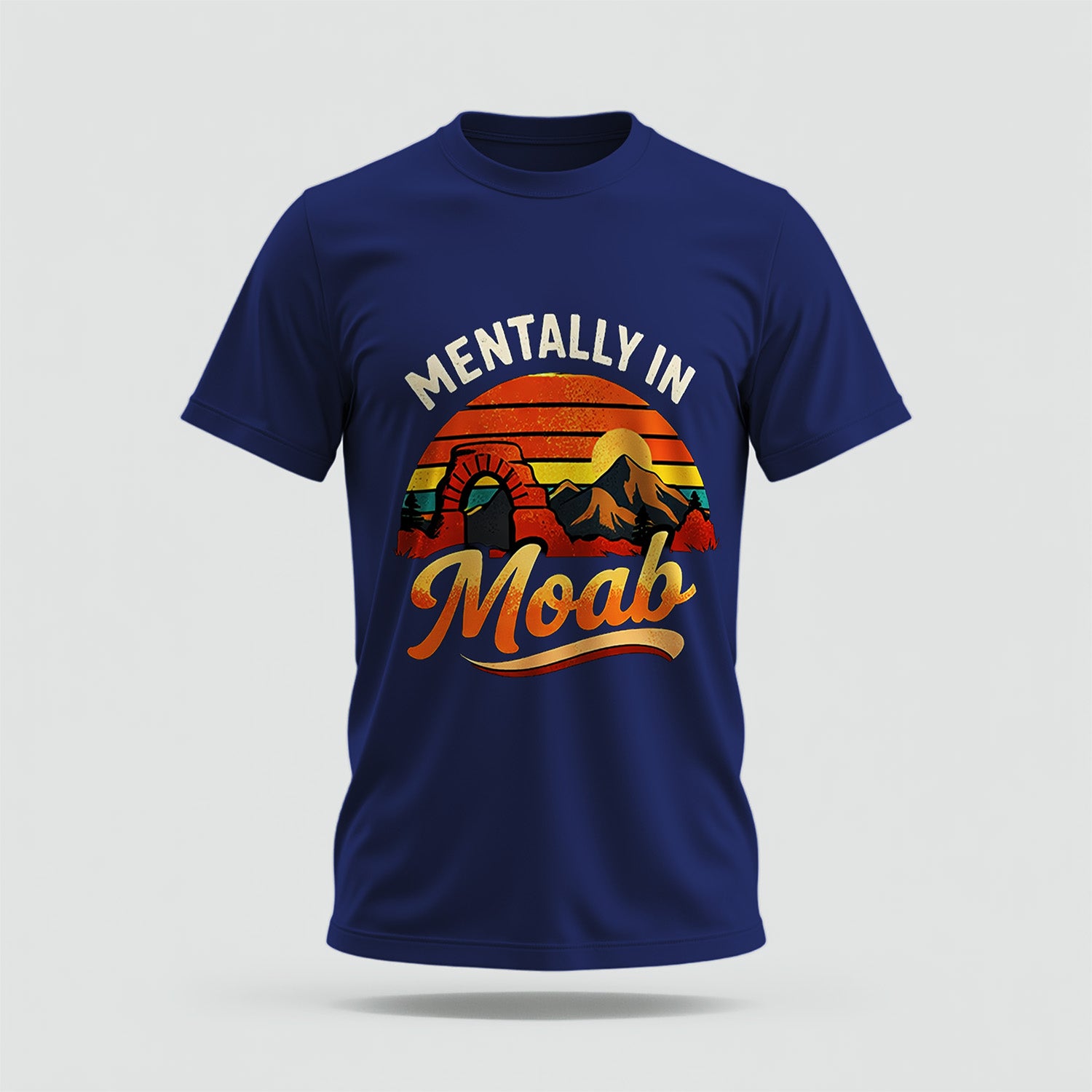 Moab Crew Collar Tshirt – High Quality 100% Cotton Unisex Plain Blank Everyday Wear Tshirt