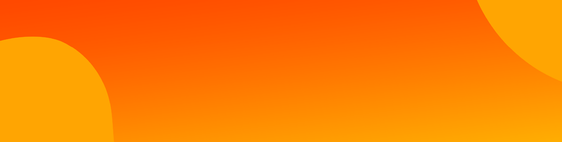 Gradient background transitioning from yellow to orange