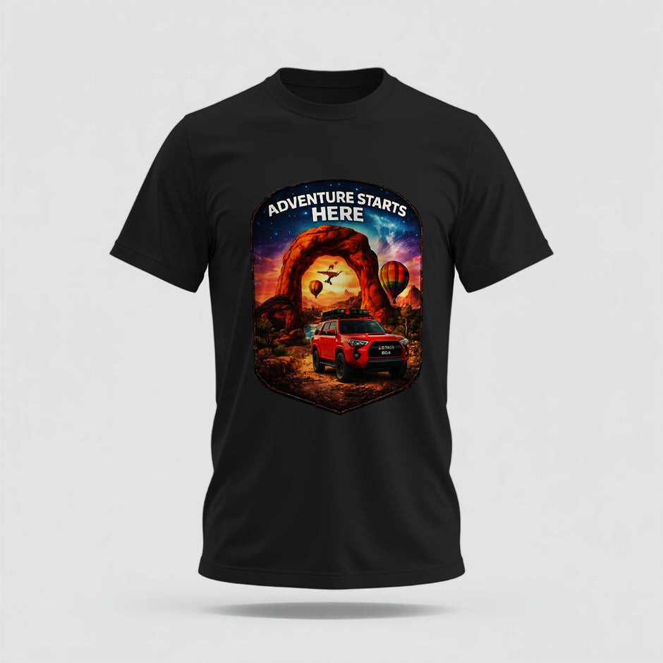 Adventure Crew Collar Tshirt – High Quality 100% Cotton Unisex Plain Blank Everyday Wear Tshirt