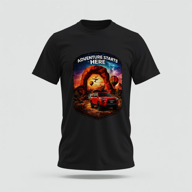 Adventure Crew Collar Tshirt – High Quality 100% Cotton Unisex Plain Blank Everyday Wear Tshirt
