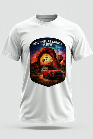 Adventure Crew Collar Tshirt – High Quality 100% Cotton Unisex Plain Blank Everyday Wear Tshirt