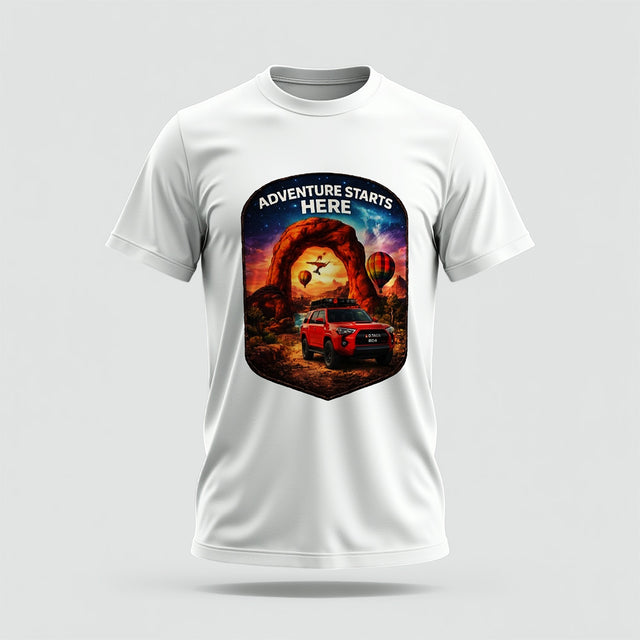Adventure Crew Collar Tshirt – High Quality 100% Cotton Unisex Plain Blank Everyday Wear Tshirt